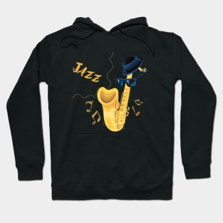 Jazz and Saxophone Hoodie